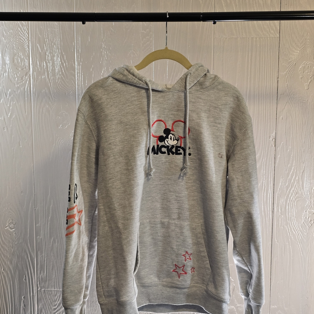 Disney Light Gray Mickey Mouse Sweatshirt